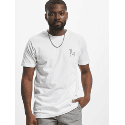 modernes Mister Tee Herren T-Shirt 180 g/m² mit Baumwolle Weiß