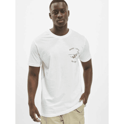 modernes Mister Tee Herren T-Shirt 180 g/m² mit Baumwolle Weiß