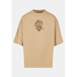 Casual POD Men's T-Shirt, 220 g/m², with cotton, beige