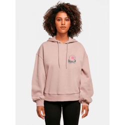 Soft Merchcode Women's Hoodie, Oversized, 300 g/m², Vintage Pink