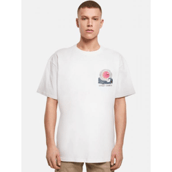 Sporty Merchcode Men's Hooded T-Shirt, 240 g/m², Cotton Blend, White