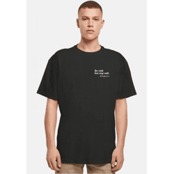 modernes Merchcode Herren T-Shirt Oversize 240 g/m² mit Baumwolle Schwarz