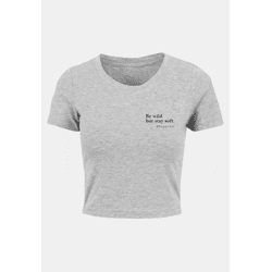 modernes POD Damen T-Shirt Stretch Oversize 180 g/m² mit Baumwolle Grau