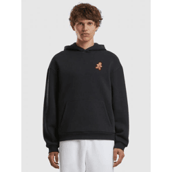Casual Mister Tee Men's Hoodie, 330 g/m², with cotton, black