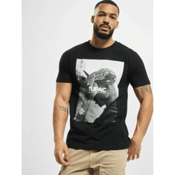 Comfortable Merchcode Men's T-Shirt with Ribbed Cuffs and Hood, 180 g/m², Cotton, Black