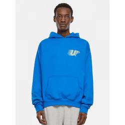 Casual Mister Tee Men's Hoodie with Ribbed Cuffs and Hood, 460 g/m², Cotton Blend, Blue