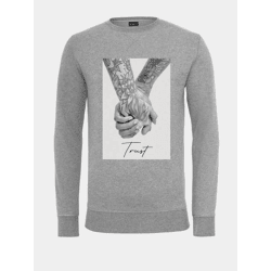Comfortable Mister Tee Men's Sweatshirt in Cotton Gray