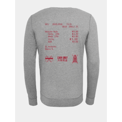 Comfortable Mister Tee Men's Sweatshirt in Cotton Gray