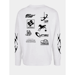 Comfortable Mister Tee Men's Sweatshirt, 220 g/m², with cotton, white