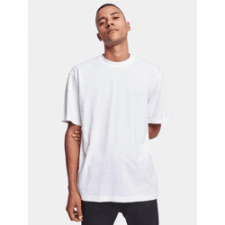 sportliches URBAN CLASSICS Herren T-Shirt Oversize 180 g/m² mit Baumwolle Weiß