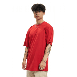 sportliches URBAN CLASSICS Herren T-Shirt Oversize 180 g/m² mit Baumwolle Rot