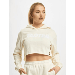 weicher Starter Damen Hoodie große Kapuze Kapuze 300 g/m² mit Baumwolle Creme
