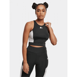 modernes Starter Damen T-Shirt Stretch 210 g/m² Schwarz/Weiß