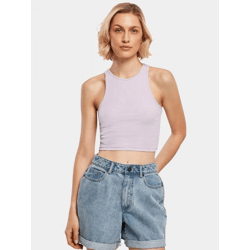 lässiges Urban Classics Damen T-Shirt Stretch 180 g/m² mit Baumwolle Violett