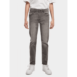 stylische Urban Classics Herren Jeans Slim Fit Stretch Taschen mit Baumwolle Grau