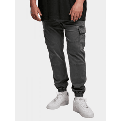 stylische Urban Classics Herren Jeans Stretch Reißverschluss Taschen mit Baumwolle Grau