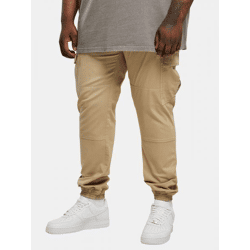 bequeme Urban Classics Herren Jeans Stretch Reißverschluss Taschen mit Baumwolle Beige