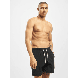 lässige Urban Classics Herren Bade-Shorts schnelltrocknende Strand-Shorts 120 g/m² Schwarz
