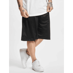 lässige URBAN CLASSICS Herren Shorts Mesh 130 g/m² Schwarz