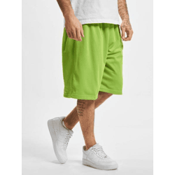 sommerliche Urban Classics Herren Shorts Mesh 130 g/m² Lime-Grün