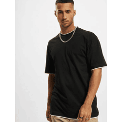 bequemes URBAN CLASSICS Herren T-Shirt 180 g/m² mit Baumwolle Schwarz/Weiß