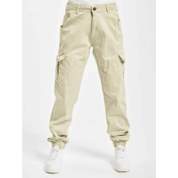 Casual Urban Classics Women's Jeans with Stretch, Zipper Pockets, and Cotton, Beige
