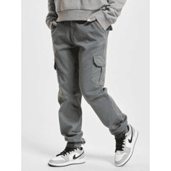Stylish URBAN CLASSICS Women's Cargo Jeans, Denim Pants, 320 g/m² Cotton Pants, Gray