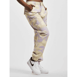 Comfortable Urban Classics Women's Stretch Jeans with Pockets, 310 g/m², Cotton Camouflage