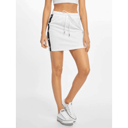 Fashionable Urban Classics Women's Dress with Drawstring, 250 g/m², White/Black