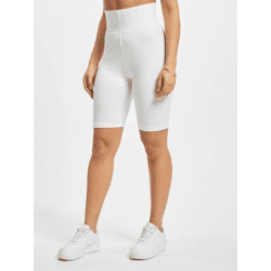 Comfortable Urban Classics Women's Stretch Shorts, 270 g/m², with cotton, white