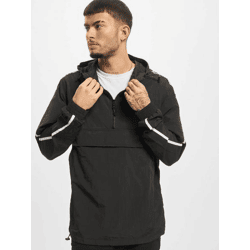 funktionale Urban Classics Herren Jacke Kapuze 90 g/m² Schwarz/Weiß