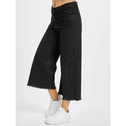 Casual Urban Classics Women's Jeans with Zipper Pockets, Cotton, Black