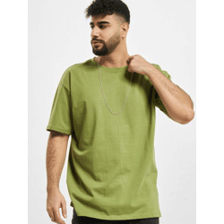 Casual Urban Classics Men's Oversized T-Shirt, 240 g/m², Cotton, Green