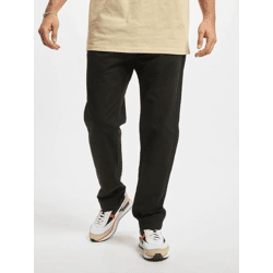 stylische URBAN CLASSICS Herren Jeans Straight Fit Reißverschluss 200 g/m² mit Baumwolle Schwarz