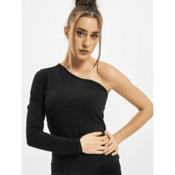sportliches URBAN CLASSICS Damen T-Shirt Stretch 180 g/m² mit Baumwolle Schwarz
