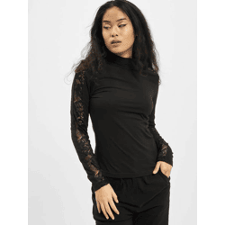 lässiges Urban Classics Damen Sweatshirt Stretch 180 g/m² mit Baumwolle Schwarz