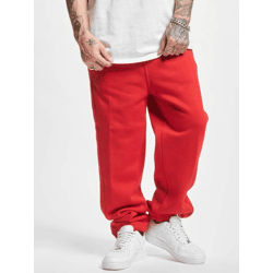 bequeme URBAN CLASSICS Herren Hose Kordelzug Taschen 380 g/m² mit Baumwolle Rot
