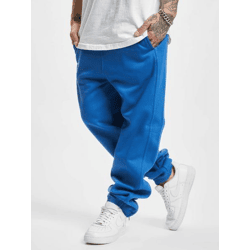 moderne URBAN CLASSICS Herren Hose Kordelzug Taschen 380 g/m² mit Baumwolle Blau