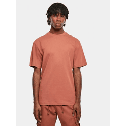 sportliches Urban Classics Herren T-Shirt Oversize 180 g/m² mit Baumwolle Terracotta-Orange