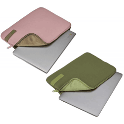 Hochwertige Case Logic MacBook Pro-Hülle mit Memory-Schaum Laptop-Schutzhülle Laptop-Sleeve 13 Zoll Oliv-Grün oder Rosa