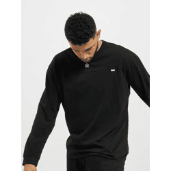 sportliches URBAN CLASSICS Herren Longsleeve mit Oversize-Passform Baumwoll-Shirt 180 g/m² Schwarz