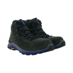 GARSPORT Kuruk Mid S3 Herren & Damen Sicherheits-Schuhe mit Michelin-Arrow-HRO-Gummisohle Echtleder-Schuhe Arbeits-Halbstiefel MGDS1090020 