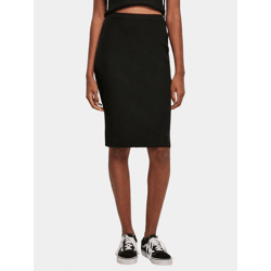 stilvolles Urban Classics Damen Kleid Slim Fit 12 g/m² Schwarz