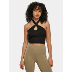 sportliches Urban Classics Damen T-Shirt Slim Fit 12 g/m² Schwarz