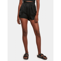 sommerliche Urban Classics Damen Shorts 95 g/m² Schwarz
