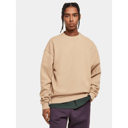 Comfortable Urban Classics Men's Sweatshirt, 460 g/m², with Cotton, Beige