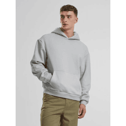 weicher URBAN CLASSICS Herren Hoodie Kapuze 330 g/m² mit Baumwolle Grau