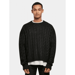 weiches Urban Classics Herren Sweatshirt Oversize 3 g/m² Schwarz