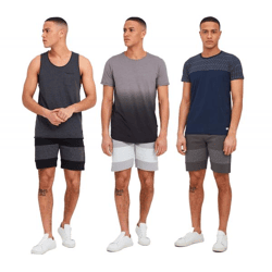 klassische SOLID SDMekir Herren Sweatshorts mit Kordelzug Shorts 21300637ME Hellgrau, Dunkelgrau oder Schwarz