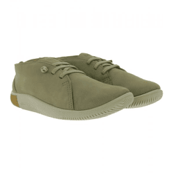 Bequeme KEEN KNX Chukka Damen Barfußschuhe aus Leder Leichte Freizeit- & Alltagsschuhe mit Schnürung 1029526 Hellbraun/Taupe